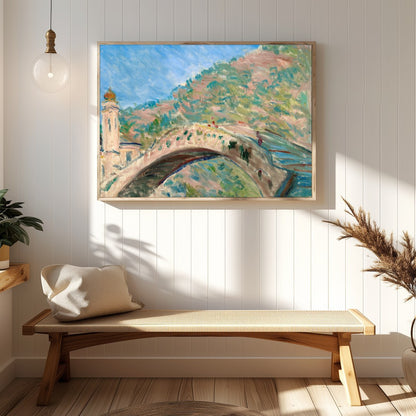 Capture the essence of serene afternoon light with this impressionist masterpiece depicting a for Hallway
