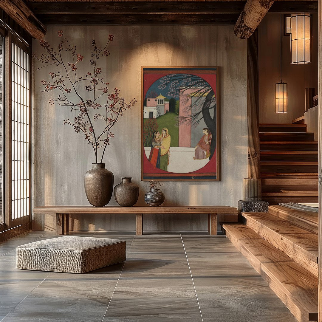 Immerse yourself in the timeless elegance of 'Serenade Under the Blossoms,' a captivating piece for Hall