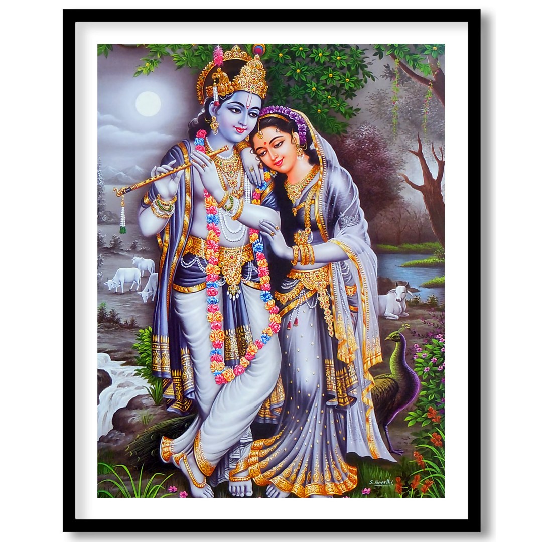 Immerse yourself in the tranquility of this artwork, capturing the essence of divine love under the for sanctuary