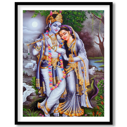 Immerse yourself in the tranquility of this artwork, capturing the essence of divine love under the for sanctuary