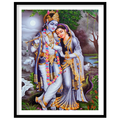 Immerse yourself in the tranquility of this artwork, capturing the essence of divine love under the for sanctuary