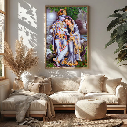 Immerse yourself in the tranquility of this artwork, capturing the essence of divine love under the for Sitting Area