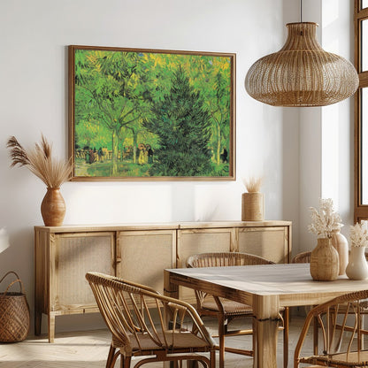 Immerse yourself in the tranquility of nature with this captivating piece, showcasing the intricate for Dining
