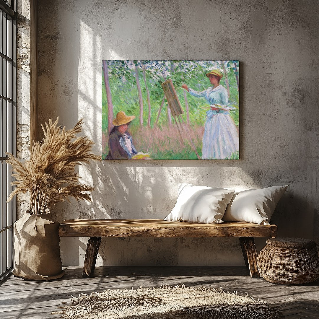 Immerse yourself in a tranquil scene with this stunning Impressionist artwork capturing a moment of for Veranda