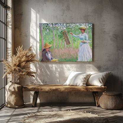 Immerse yourself in a tranquil scene with this stunning Impressionist artwork capturing a moment of for Veranda