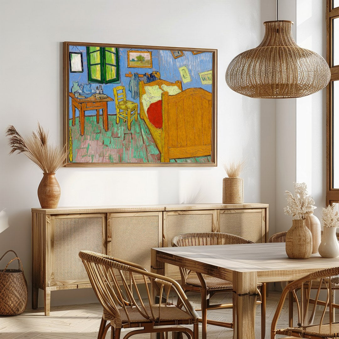 Immerse yourself in the tranquil charm of this charming wall art, capturing the essence of a for Dining