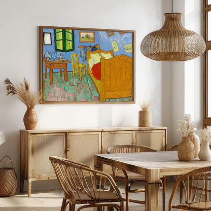 Immerse yourself in the tranquil charm of this charming wall art, capturing the essence of a for Dining