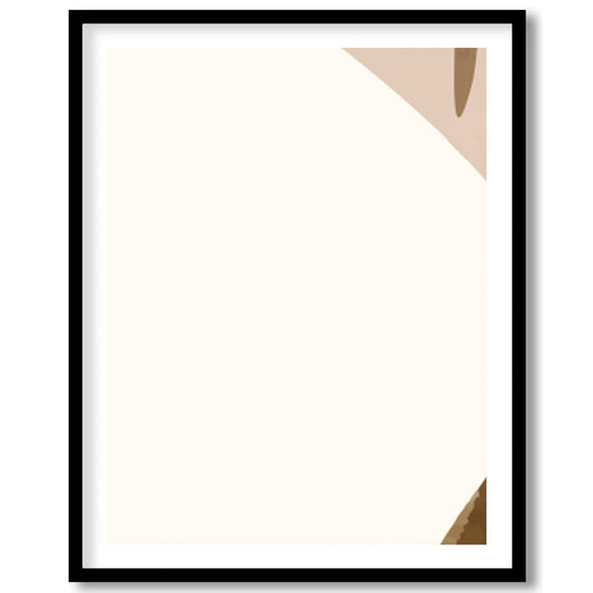 Elevate your space with this serene botanical abstract art print, featuring soothing earth tones for area
