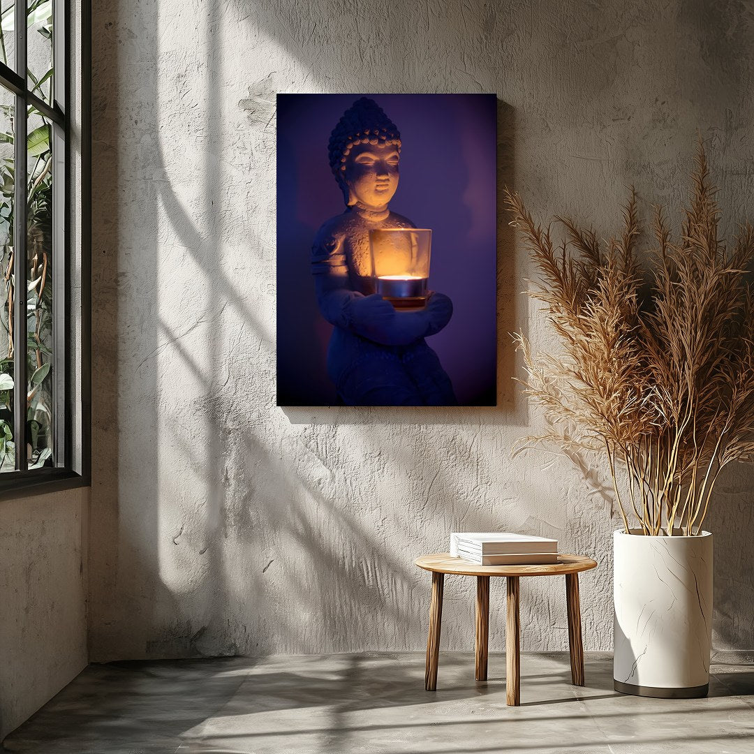 Illuminate your space with the calming presence of this beautifully crafted Buddha sculpture for Entrance