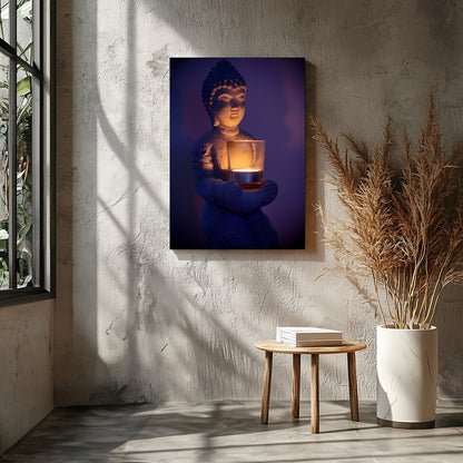 Illuminate your space with the calming presence of this beautifully crafted Buddha sculpture for Entrance