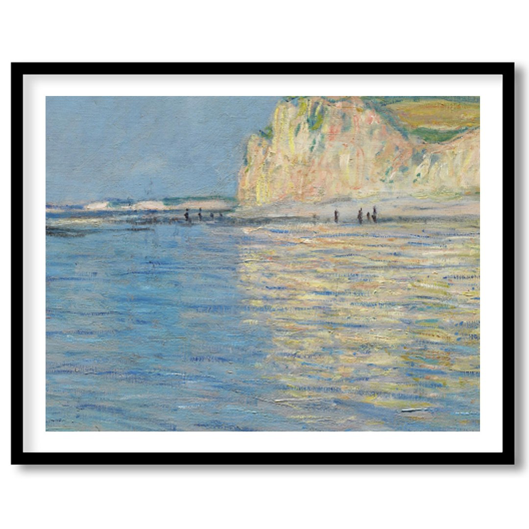 Immerse yourself in the tranquility of a serene coastal landscape, where soft blue waters meet the for living-space