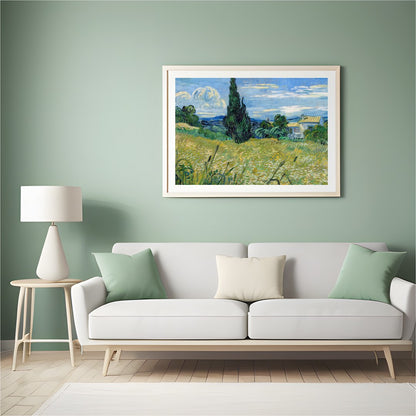 Immerse yourself in the tranquil allure of the countryside with this stunning artwork. Featuring for Hall