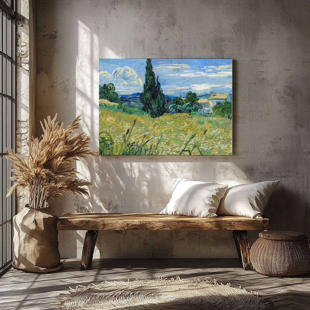 Immerse yourself in the tranquil allure of the countryside with this stunning artwork. Featuring for Veranda