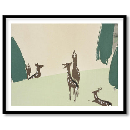 Immerse yourself in the tranquility of nature with this captivating wall art depicting a serene for sweet-home