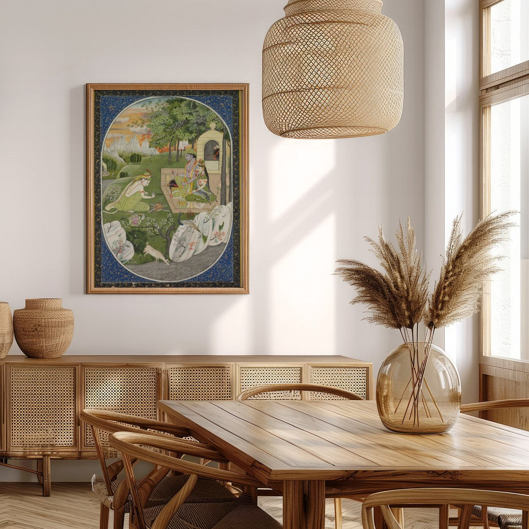 Immerse yourself in the tranquil beauty of this exquisite artwork, showcasing a harmonious for Extra Kitchen