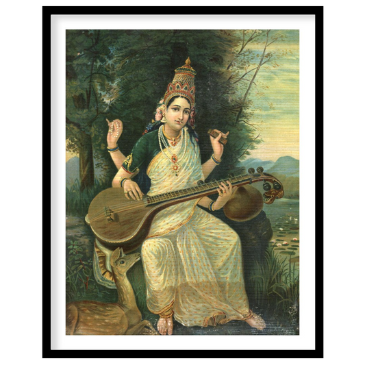 Immerse yourself in the tranquil beauty of this exquisite painting, depicting a divine goddess for home