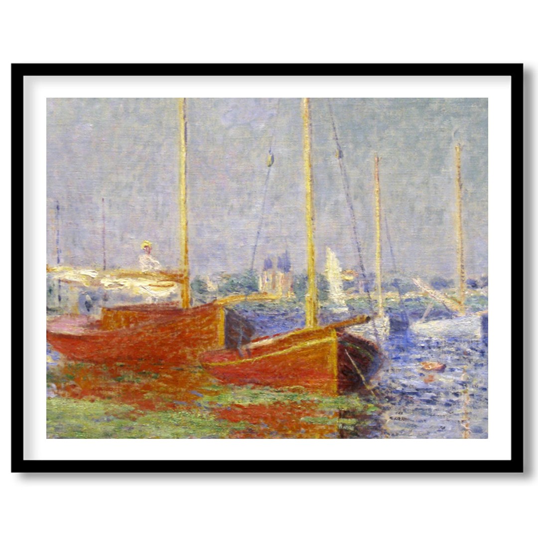Experience tranquility and calm with this impressionistic depiction of a serene harbor scene. This for abode