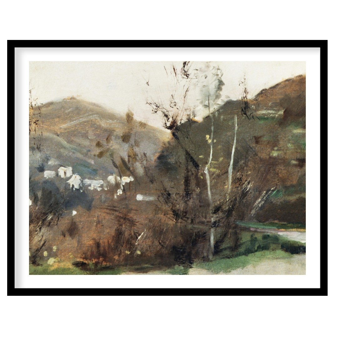 Discover tranquility with this sublime landscape art piece, capturing the earthy essence of a for place