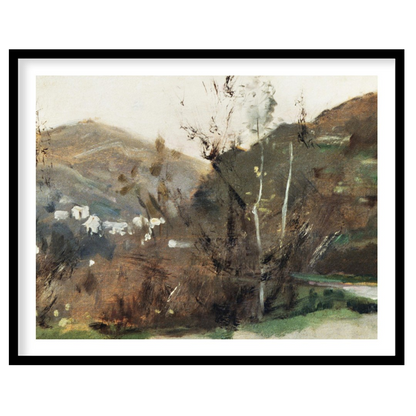 Discover tranquility with this sublime landscape art piece, capturing the earthy essence of a for place