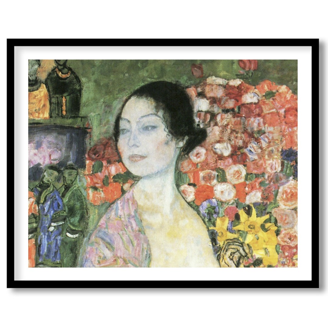 Immerse yourself in the tranquility of this stunning artwork featuring a serene woman enveloped by for decor