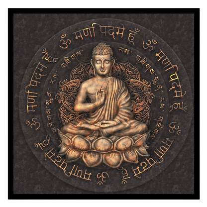 Invite tranquility into your space with this exquisite Buddha artwork, designed to enhance harmony for studio
