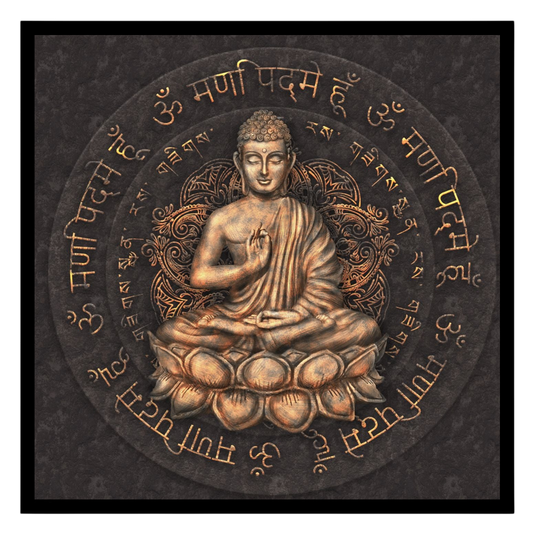 Invite tranquility into your space with this exquisite Buddha artwork, designed to enhance harmony for studio