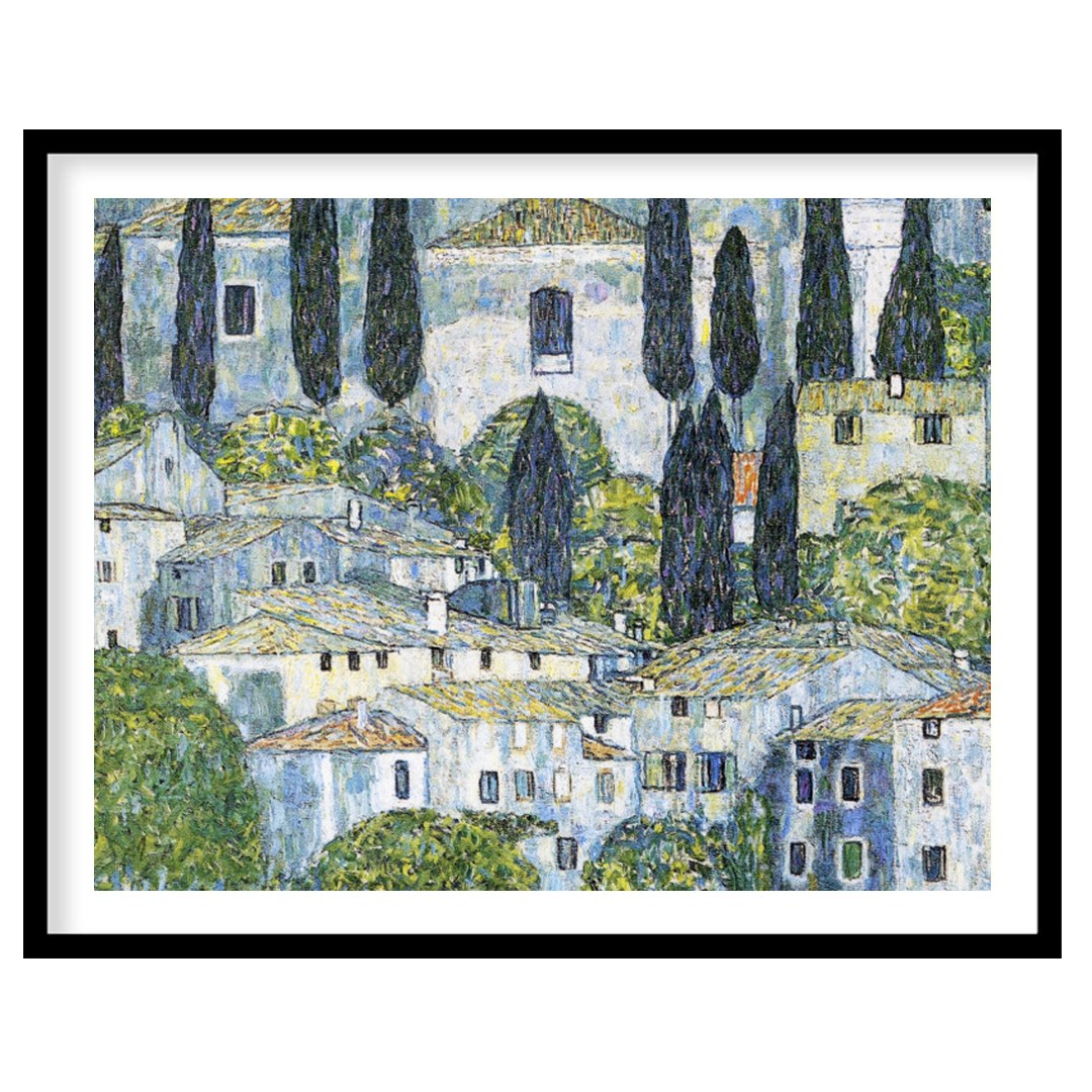 Immerse yourself in the tranquil beauty of this Mediterranean village, captured with intricate for living-space