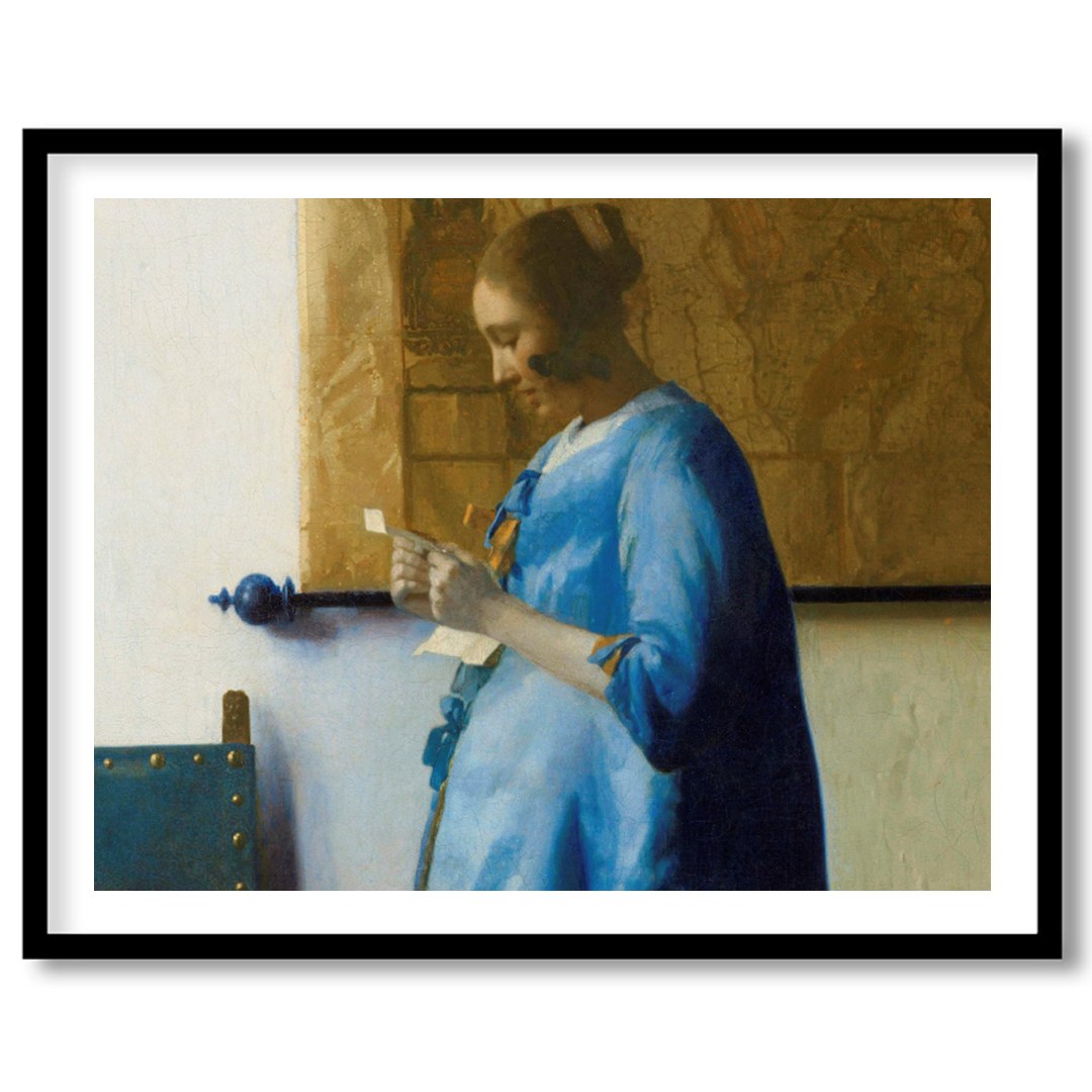 Immerse yourself in tranquility with this exquisite artwork depicting a woman in a moment of quiet for house