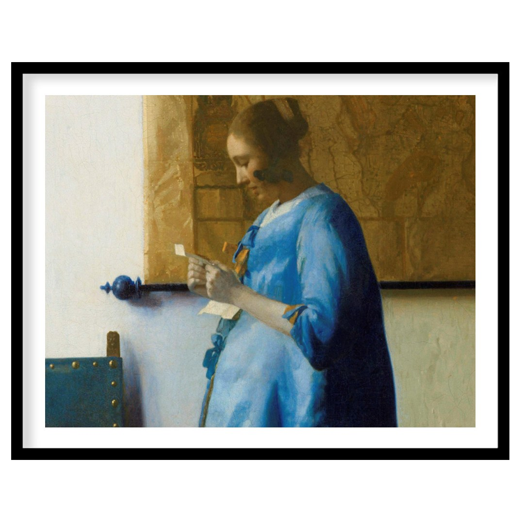 Immerse yourself in tranquility with this exquisite artwork depicting a woman in a moment of quiet for house