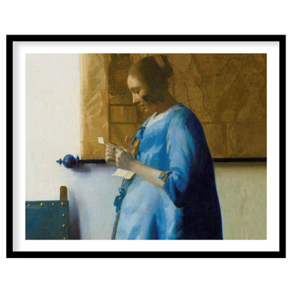 Immerse yourself in tranquility with this exquisite artwork depicting a woman in a moment of quiet for house