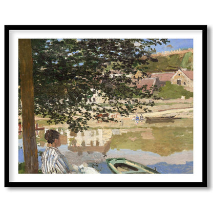 Immerse yourself in the tranquil beauty of this riverside scene, capturing the essence of a for residence