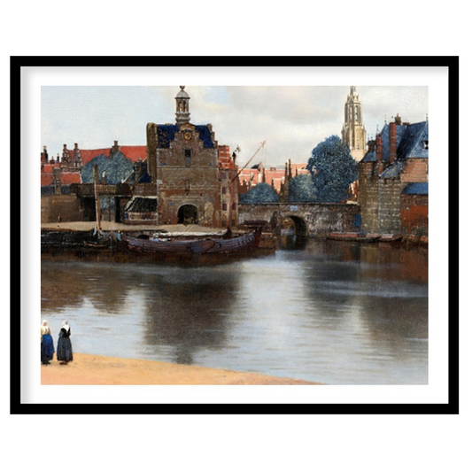 Capture the tranquility of a bygone era with this captivating riverside scene. The subtle interplay for office