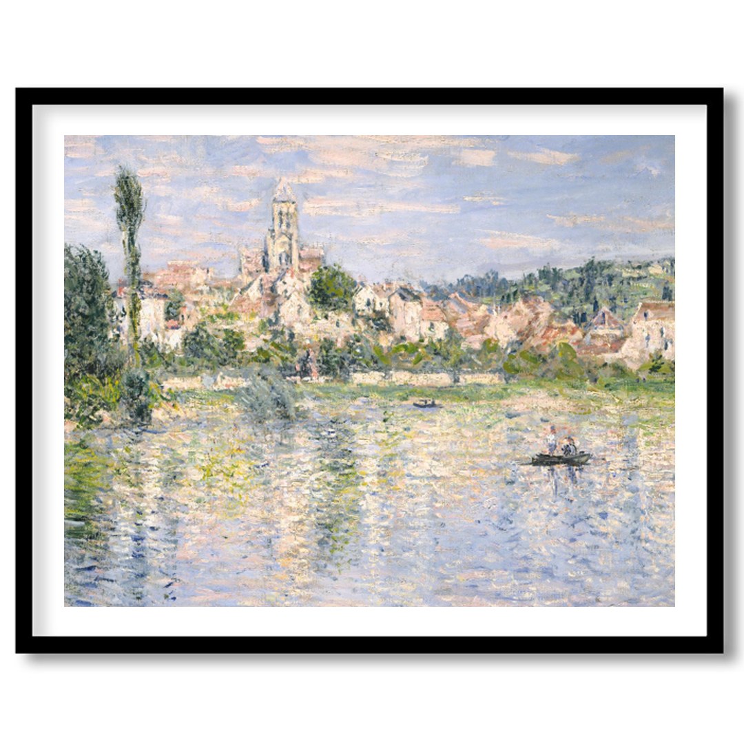 Capture the tranquil beauty of a riverside village with this impressionist masterpiece. Evoking a for dwelling