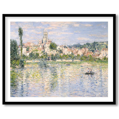 Capture the tranquil beauty of a riverside village with this impressionist masterpiece. Evoking a for dwelling