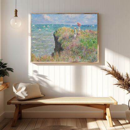 Immerse yourself in the tranquil beauty of this impressionist seaside landscape. With vibrant for Hallway