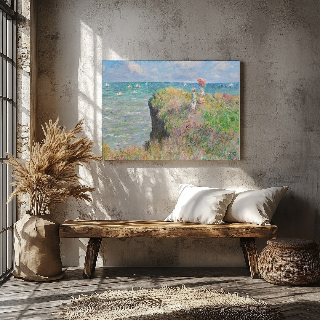 Immerse yourself in the tranquil beauty of this impressionist seaside landscape. With vibrant for Veranda