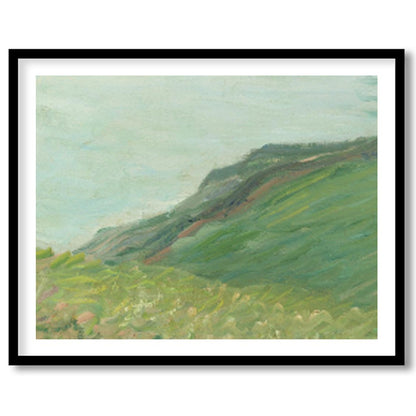 Immerse yourself in the tranquil beauty of this coastal masterpiece. The painting captures a serene for hallway