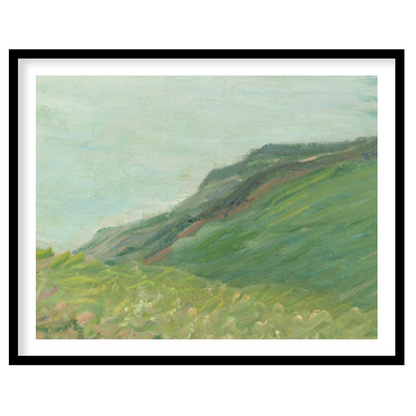 Immerse yourself in the tranquil beauty of this coastal masterpiece. The painting captures a serene for hallway