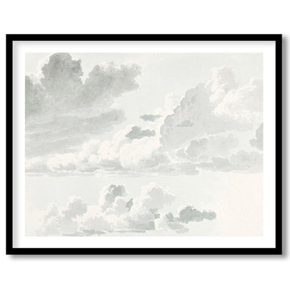 Elevate your space with the 'Serene Sky Sketch,' a soothing wall art piece that captures the for studio