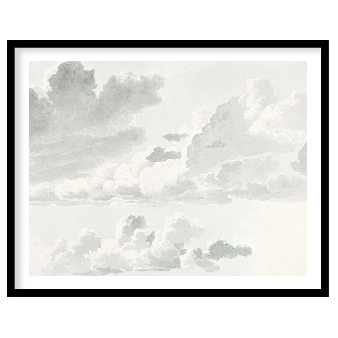 Elevate your space with the 'Serene Sky Sketch,' a soothing wall art piece that captures the for studio