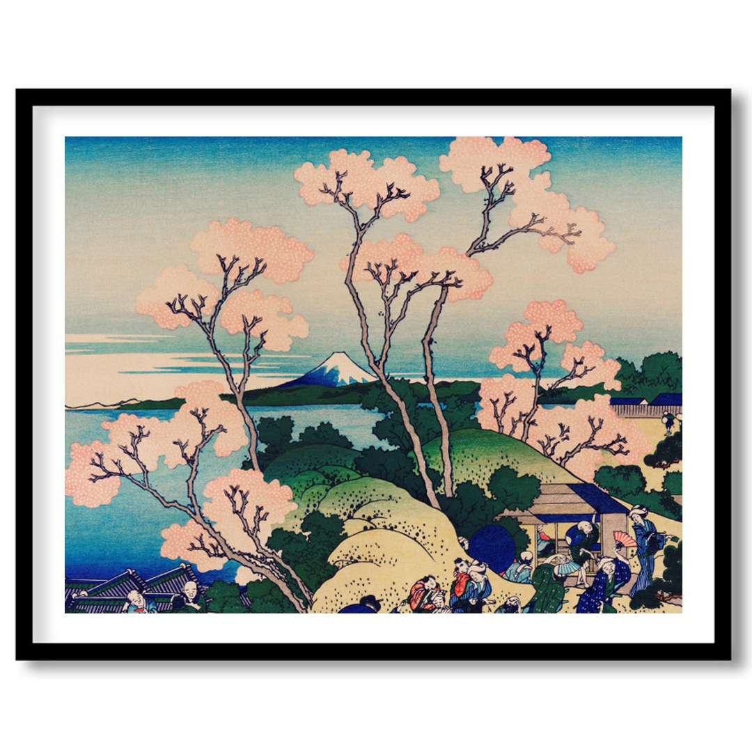 Experience the tranquil beauty of a traditional Japanese scene with this exquisite landscape print. for sanctuary