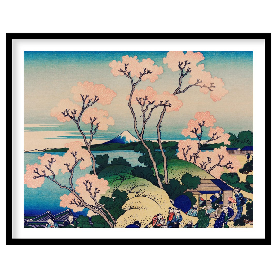 Experience the tranquil beauty of a traditional Japanese scene with this exquisite landscape print. for sanctuary