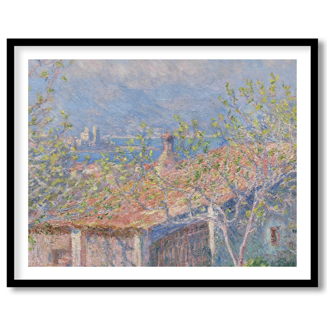 This exquisite artwork captures the tranquility of a springtime countryside, featuring a charming for bedroom
