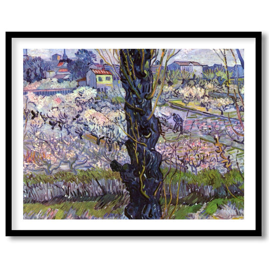 Capture the tranquility of a spring orchard with this enchanting artwork. Through intricate for lovely-house