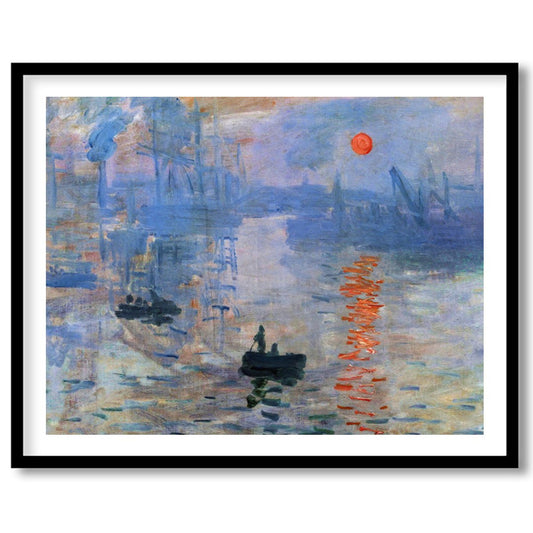 This exquisite artwork captures the ethereal beauty of a sunrise over an industrial harbor. The for haven