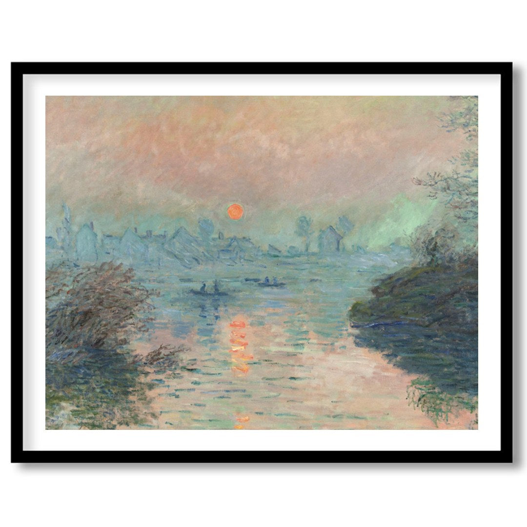 Immerse yourself in the tranquil hues of 'Serene Twilight Over River', a captivating piece that for nook