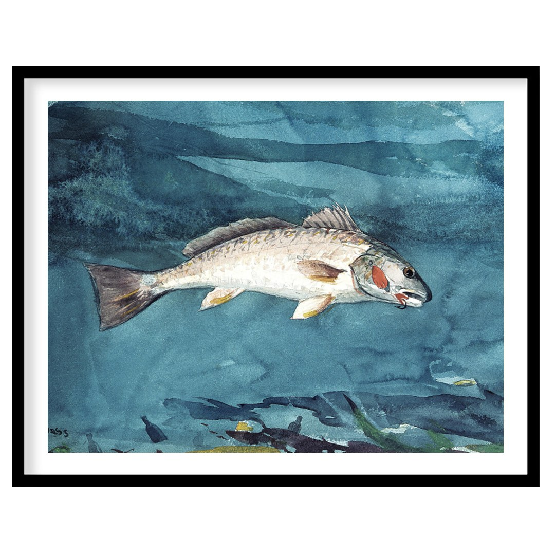 Immerse yourself in the tranquil beauty of marine life with this exquisite watercolor painting. The for retreat
