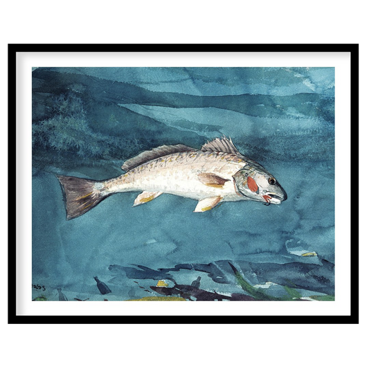 Immerse yourself in the tranquil beauty of marine life with this exquisite watercolor painting. The for retreat