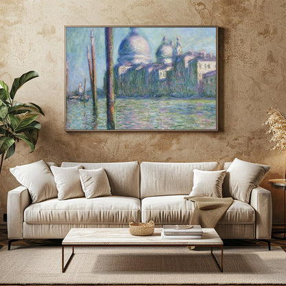 Experience the tranquility of Venice with this stunning impressionist artwork. The gentle for Family Room