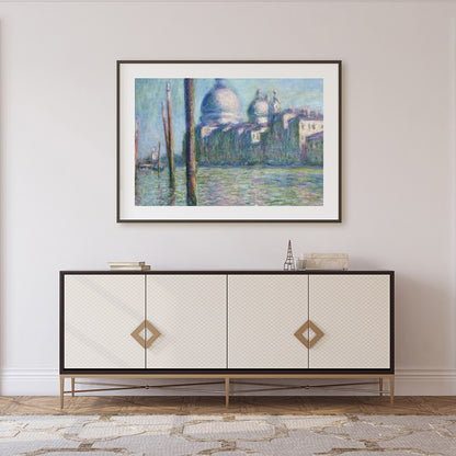 Experience the tranquility of Venice with this stunning impressionist artwork. The gentle for Foyer